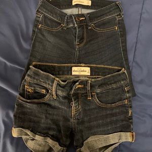 Girls Abercrombie Jean Leggings and Shorts
